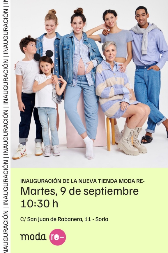 Moda Re- abre su nueva tienda en Soria: horario y ubicación