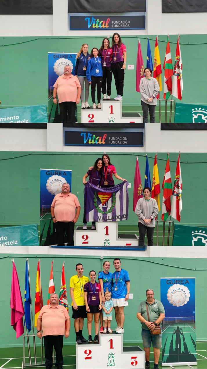 La soriana Ana Sanz logra dos oros y una plata en el Máster Nacional de Bádminton de Vitoria