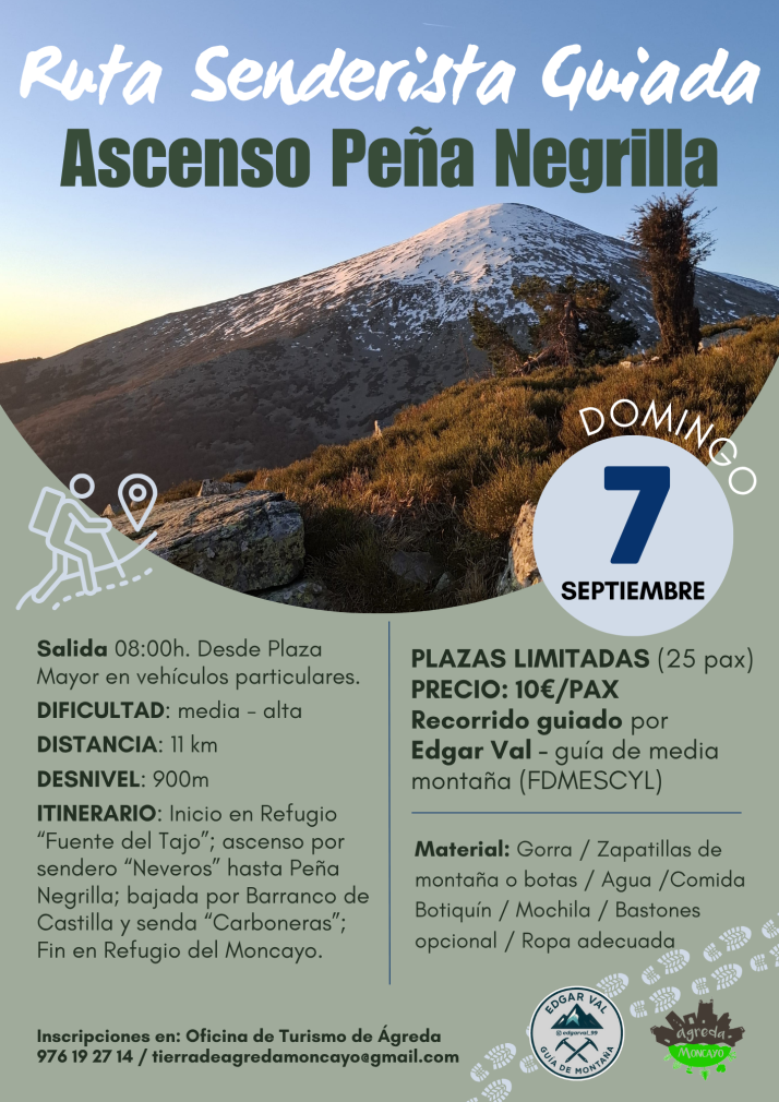 &Aacute;greda: escape room, concierto y ruta a Pe&ntilde;a Negrilla este fin de semana