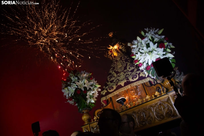 Cancelados los fuegos artificiales de la Bajada de Jesús de Nazareno en Almazán por el riesgo extremo de incendios