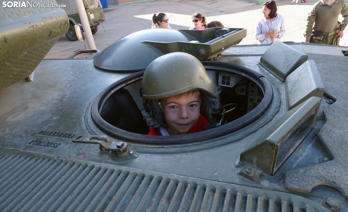 Una imagen de la jornada de puertas abiertas hoy en El Burgo. /PC