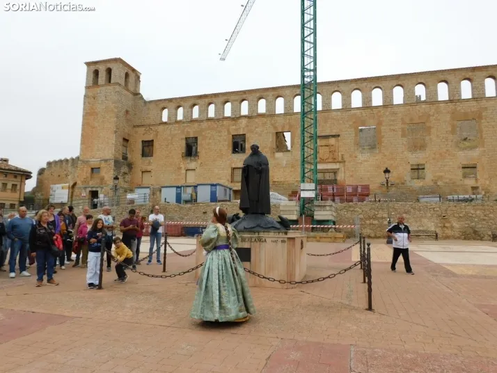 EN FOTOS | Con mucha ilusi&oacute;n, los vecinos de Berlanga ven como su pueblo ya es uno de Los pueblos m&aac