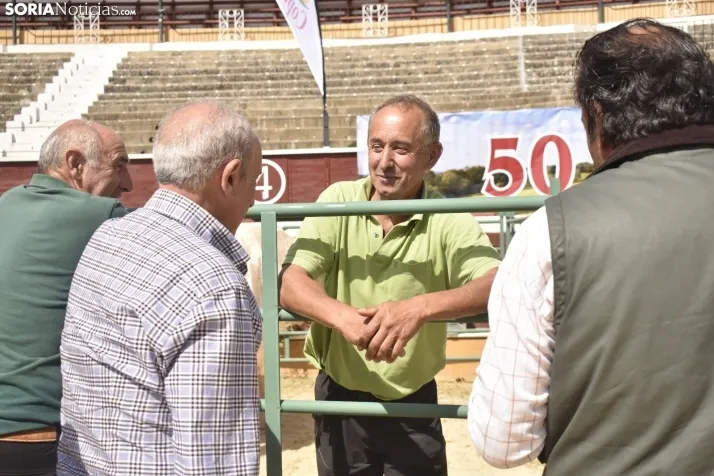 Buen ambiente en la Feria Ganadera de Soria. 