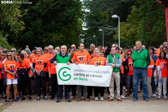 Marcha contra el cáncer Almazán