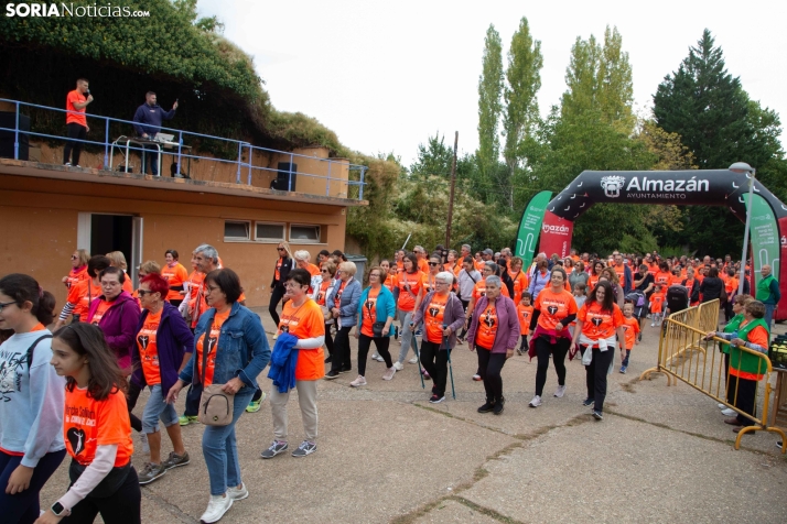 Marcha contra el cáncer Almazán