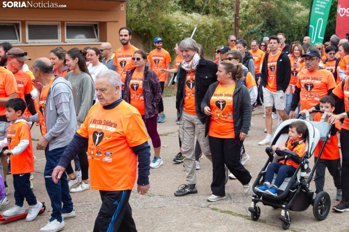 Marcha contra el cáncer Almazán