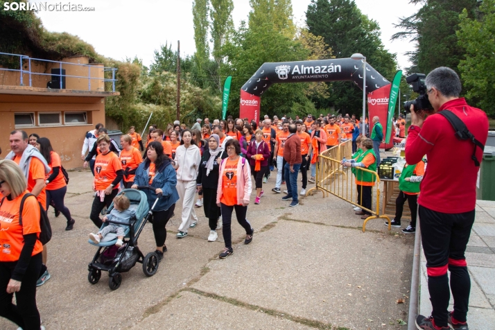 Marcha contra el cáncer Almazán