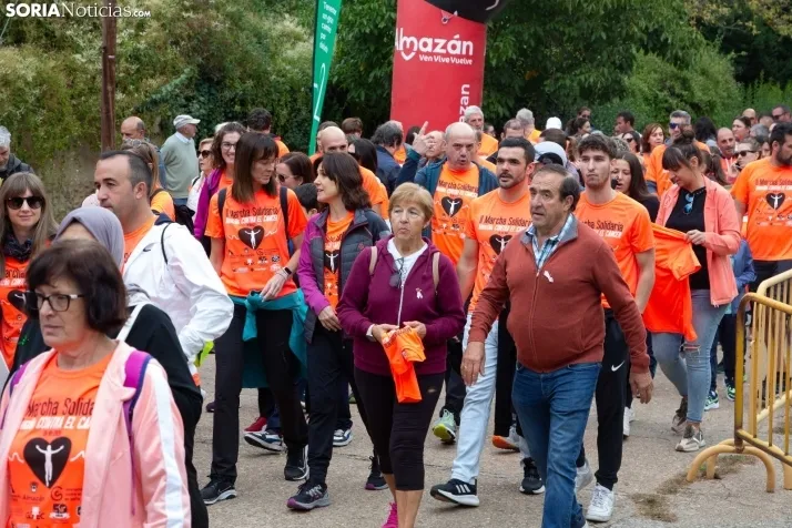 Marcha contra el cáncer Almazán