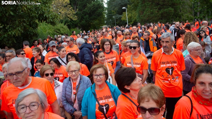 Marcha contra el cáncer Almazán