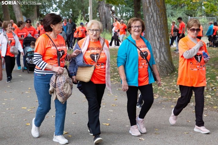 Marcha contra el cáncer Almazán