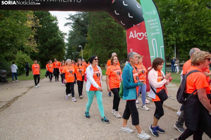Marcha contra el cáncer Almazán