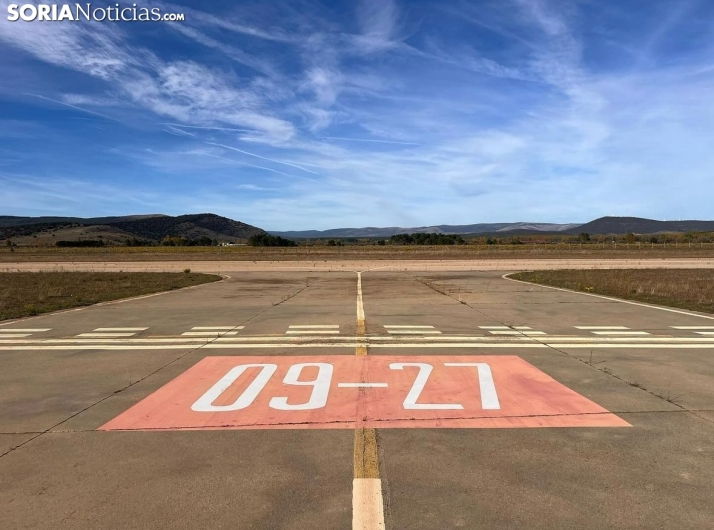 Latorre insiste en que el futuro del Aeródromo de Garray está en manos de la Junta