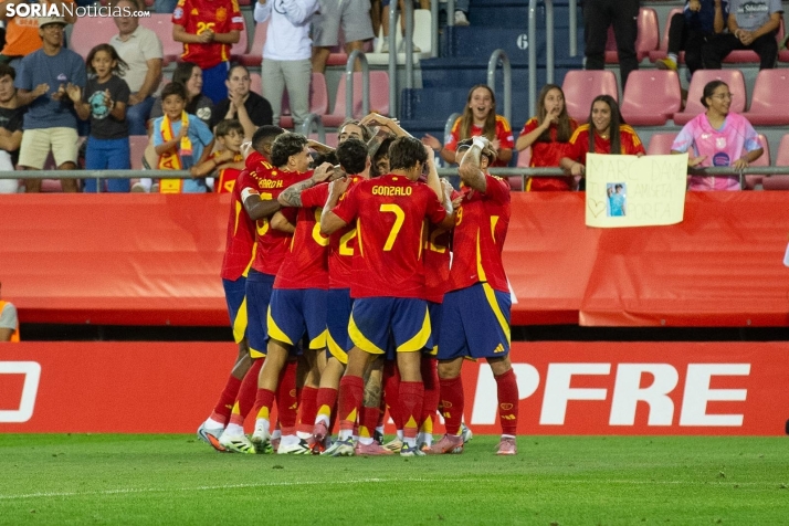 España 3-0 Chipre: Soria vuelve al mapa futbolístico internacional y disfruta del triunfo de la Selección Sub21