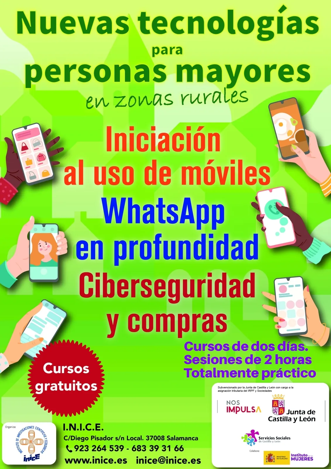 Foto 2 - Formaci&oacute;n a la carta: as&iacute; son los cursos para que los mayores de Castilla y Le&oacute;n dominen su propio m&oacute;vil