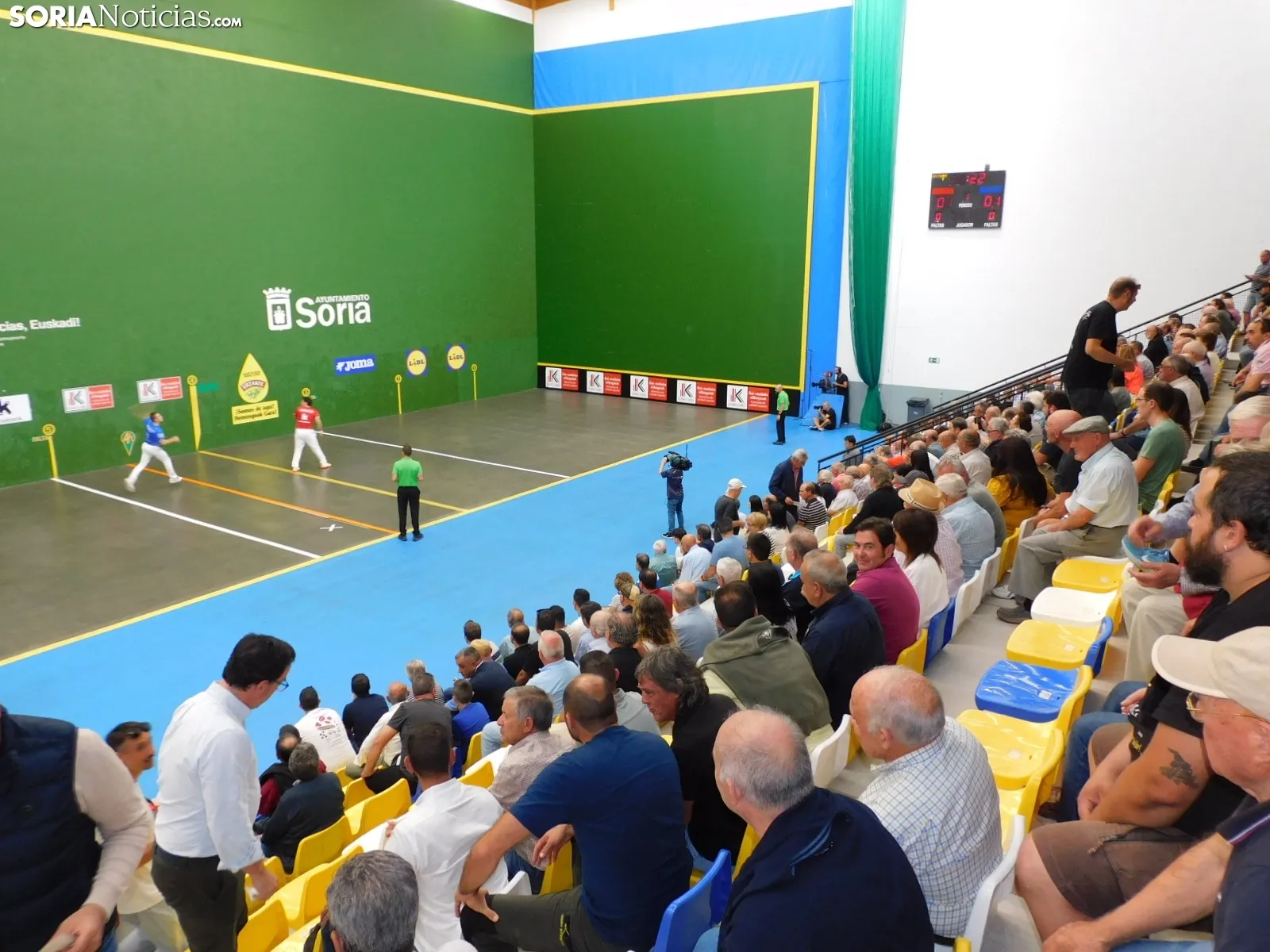 Trofeo de pelota mano San Saturio.