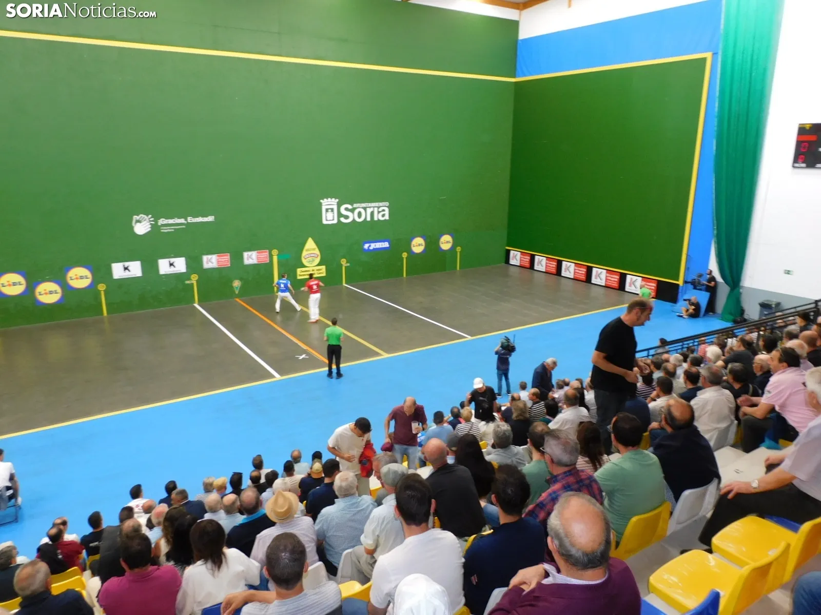 Trofeo de pelota mano San Saturio.