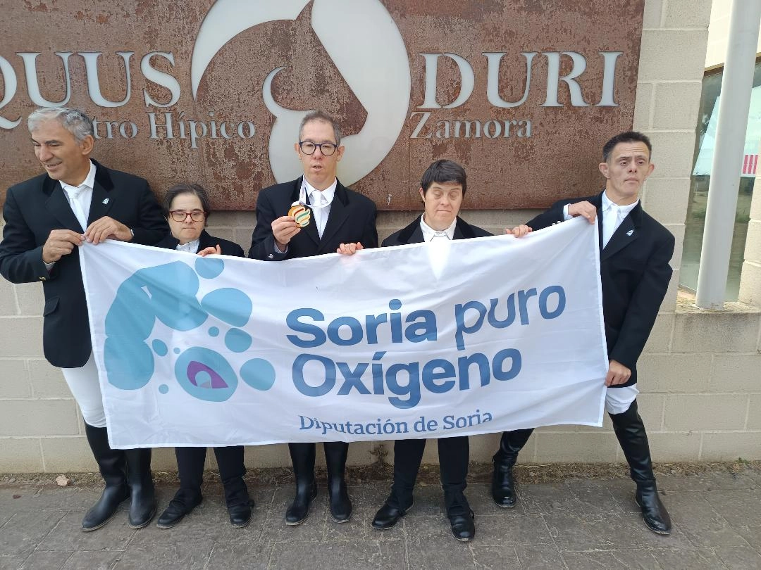 Foto 2 - El soriano David Lavega, campe&oacute;n de Espa&ntilde;a de Equitaci&oacute;n Adaptada con felicitaci&oacute;n de la Reina Sof&iacute;a