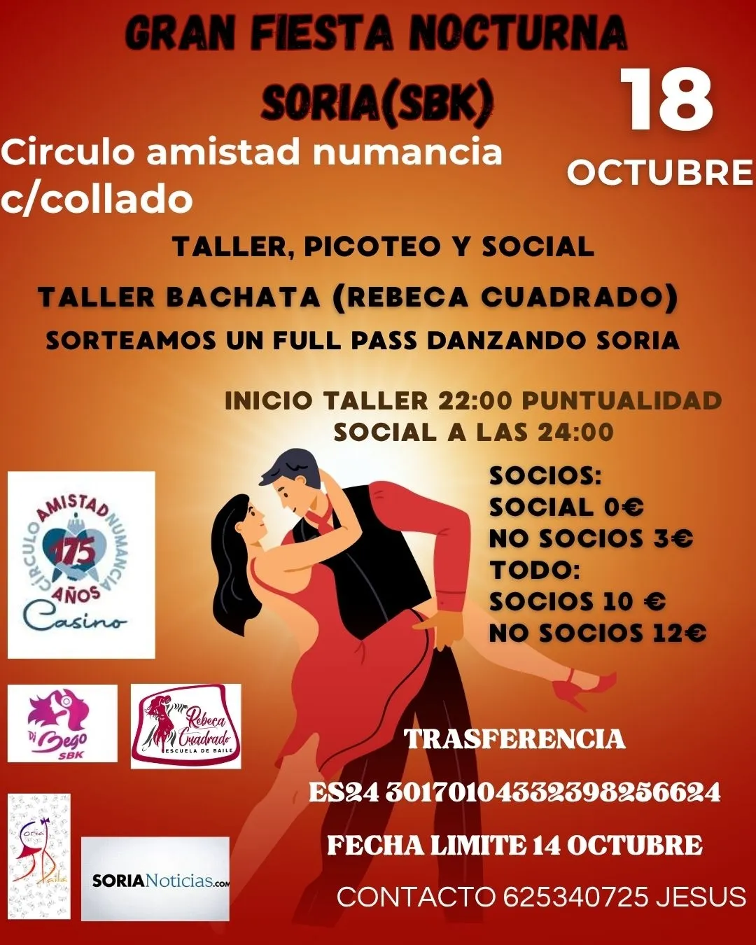 Foto 2 - Aprende bachata y baila hasta la madrugada en la nueva propuesta del Casino para este octubre