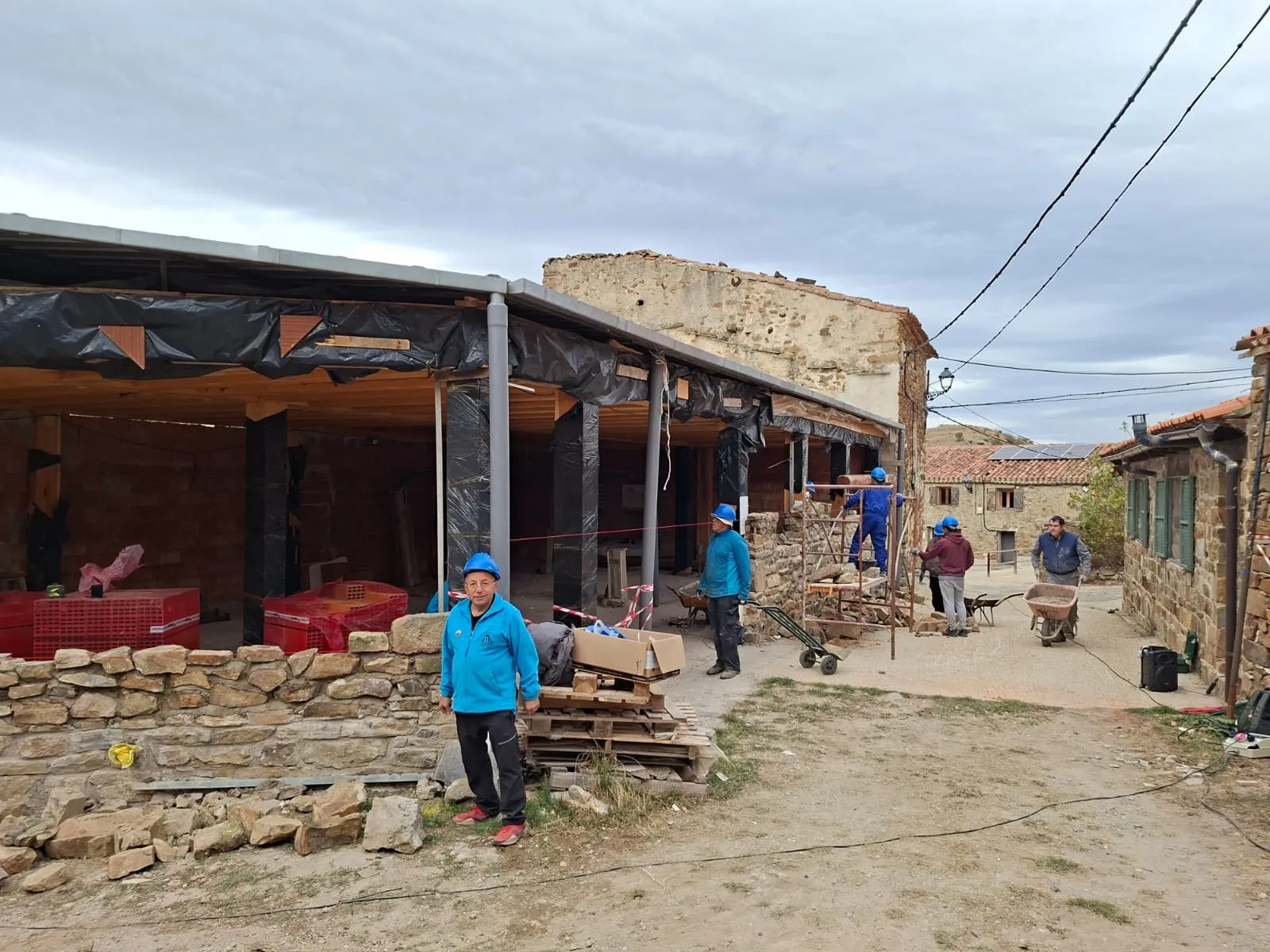 Foto 2 - El coliving de un pueblo de Soria de 1 habitante avanza en su construcci&oacute;n