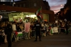 Decenas de manifestantes pro-palestina sorprenden en la procesión del patrón de Soria