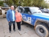 Jordi Linas y Agustina Bescos con su Nissan Patrol.