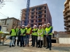 Visita a las obras de las 38 viviendas colaborativas de Soria. 