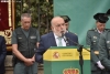 Miguel Latorre durante la celebración de los actos de la patrona de la Guardia Civil en Soria. 