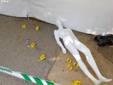 Exhibición de la Guardia Civil en Soria.