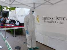 Exhibición de la Guardia Civil en Soria.