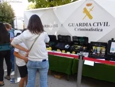 Exhibición de la Guardia Civil en Soria.
