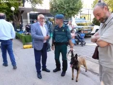 Exhibición de la Guardia Civil en Soria.