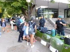 Exhibición de la Guardia Civil en Soria.
