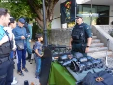 Exhibición de la Guardia Civil en Soria.
