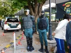 Exhibición de la Guardia Civil en Soria.