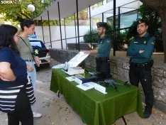 Exhibición de la Guardia Civil en Soria.