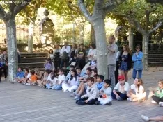 Exhibición de la Guardia Civil en Soria.