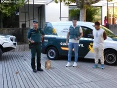 Exhibición de la Guardia Civil en Soria.