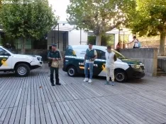 Exhibición de la Guardia Civil en Soria.