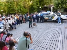 Exhibición de la Guardia Civil en Soria.