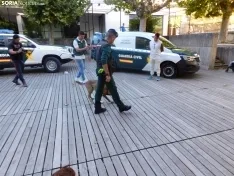 Exhibición de la Guardia Civil en Soria.