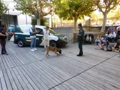 Exhibición de la Guardia Civil en Soria.
