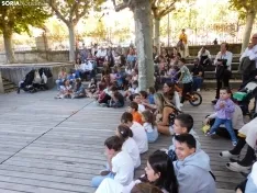Exhibición de la Guardia Civil en Soria.