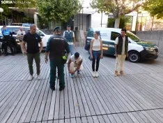 Exhibición de la Guardia Civil en Soria.