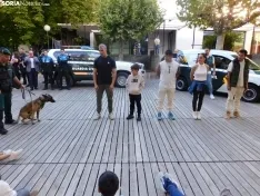 Exhibición de la Guardia Civil en Soria.
