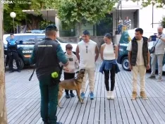 Exhibición de la Guardia Civil en Soria.