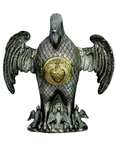 Portaviático en forma de pelícano, de Medinaceli. /DOS