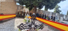 Una imagen del acto de homenaje hoy viernes en El Espino. /PC