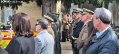 Una imagen del acto de homenaje hoy viernes en El Espino. /PC