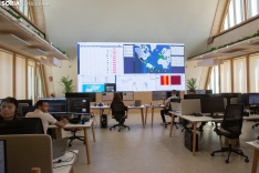 El Centro de Control de Solarig en Garray. María Ferrer. 