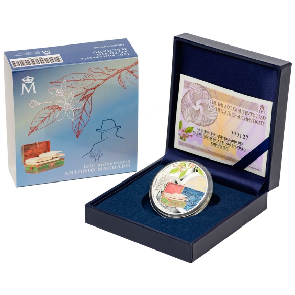 La FNMT presenta la nueva moneda dedicada a Antonio Machado
